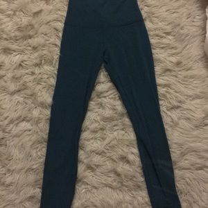 Lululemon Teal Authentic Leggings